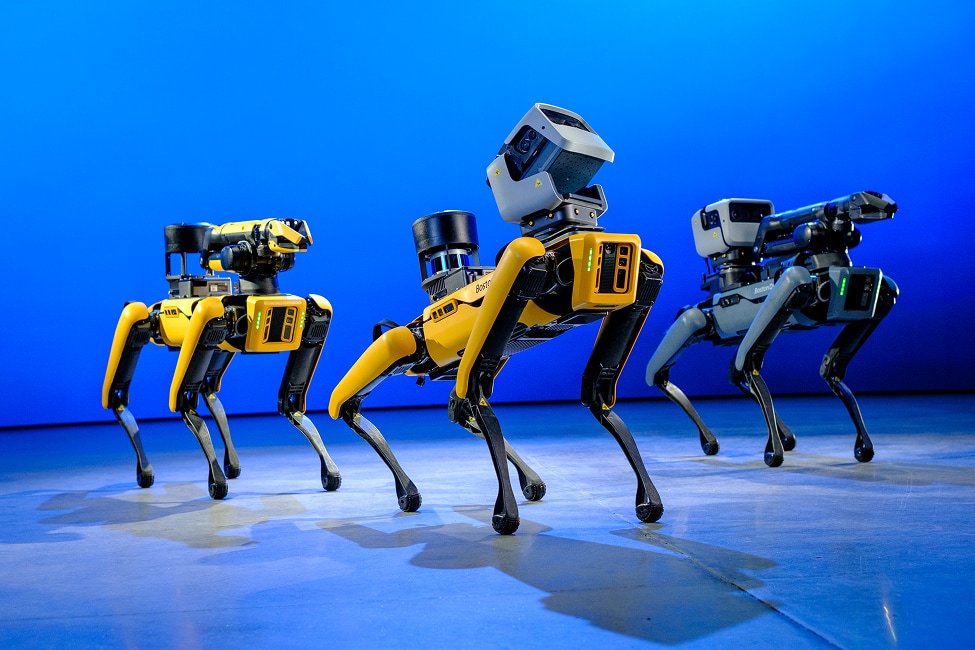 遠隔操作も可能な四足歩行ロボット「Spot」